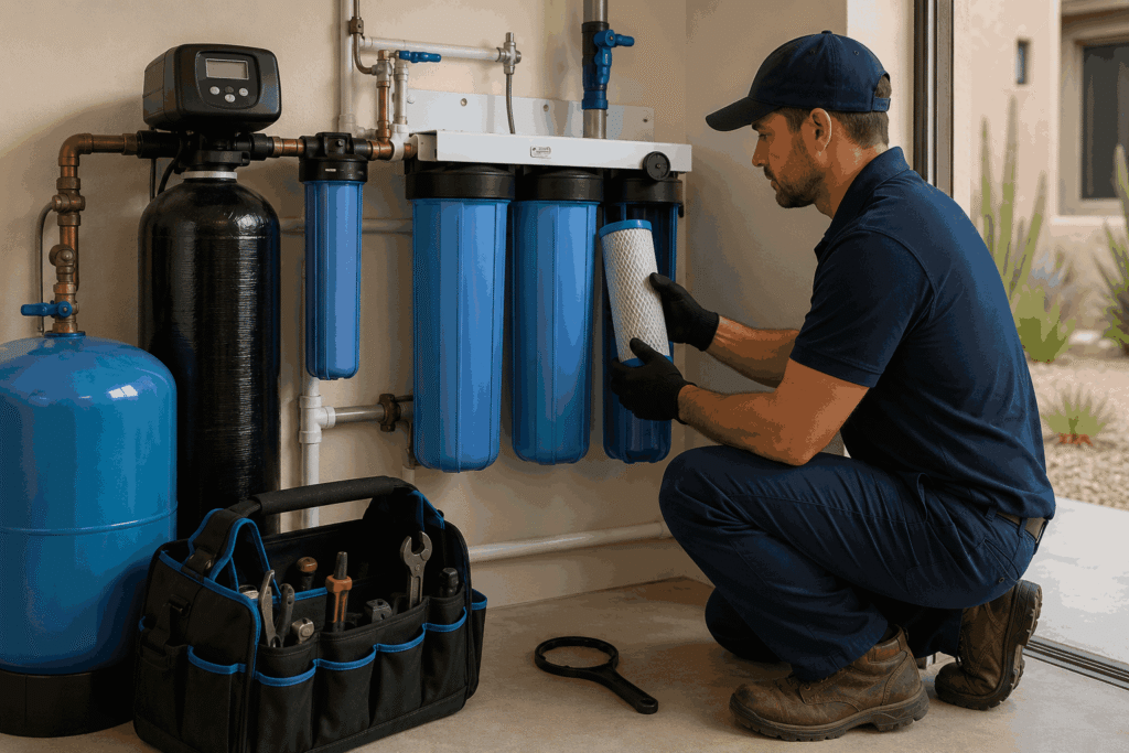 Residential Water System Maintenance in Tucson