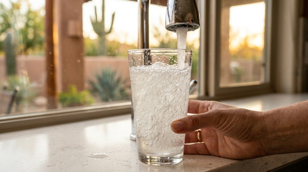 Cloudy Water Faucet Tucson