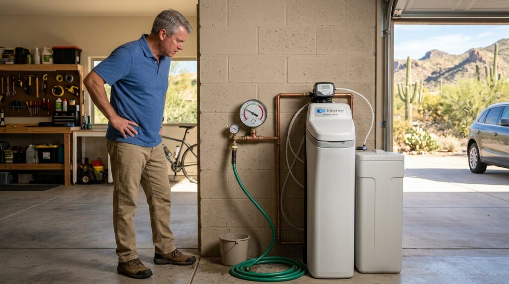 What Causes Low Water Pressure After Installing a Water Softener?