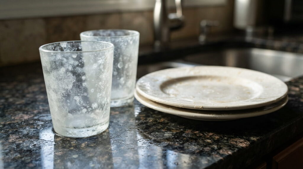 White Films on plates